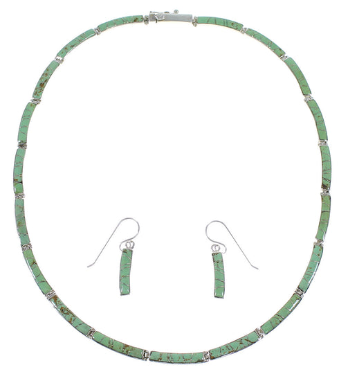 Sterling Silver Turquoise Southwest Jewelry Set CX52158