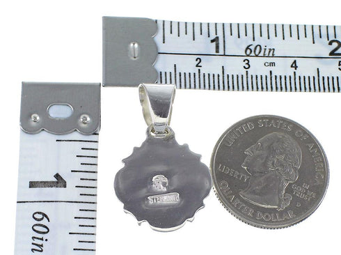 Southwestern Turquoise And Opal Sterling Silver Pendant YX51789