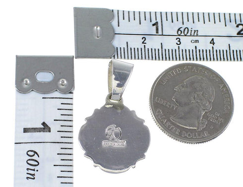 Turquoise And Opal Sterling Silver Southwestern Pendant YX51794