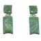 Turquoise Sterling Silver Post Dangle Earrings EX53979
