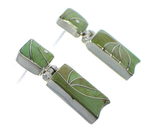 Turquoise Southwestern Sterling Silver Earrings EX53980