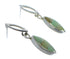 Turquoise Genuine Sterling Silver Post Dangle Earrings YX52229