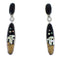 Sterling Silver Multicolor Native American Pueblo Design Earrings YX53590