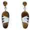 Sterling Silver Multicolor Southwestern Post Dangle Earrings YX53226
