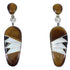 Sterling Silver Multicolor Southwestern Post Dangle Earrings YX53226
