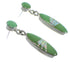Turquoise And Opal Sterling Silver Post Dangle Southwestern Earrings YX53264