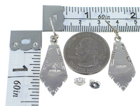 Genuine Sterling Silver Turquoise Opal Earrings RX55320