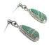 Turquoise And Opal Inlay Sterling Silver Earrings RX55353