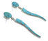 Southwestern Turquoise Sterling Silver Earrings YX53081