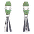 Turquoise Sterling Silver Post Dangle Earrings YX52801