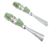 Turquoise Sterling Silver Post Dangle Earrings YX52801