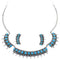 Turquoise Genuine Sterling Silver Southwestern Jewelry Set CX52772