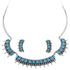 Turquoise Genuine Sterling Silver Southwestern Jewelry Set CX52772