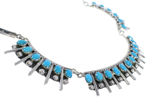 Turquoise Genuine Sterling Silver Southwestern Jewelry Set CX52772