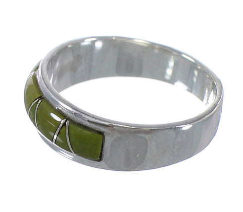 Turquoise Sterling Silver Ring Size 6-3/4 AX53380