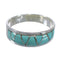 Turquoise Southwest Authentic Sterling Silver Ring Size 6-1/4 AX53455