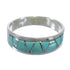 Turquoise Southwest Authentic Sterling Silver Ring Size 6-1/4 AX53455