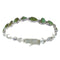 Turquoise Sterling Silver Southwest Link Bracelet AX54091