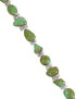 Turquoise Sterling Silver Southwest Link Bracelet AX54091