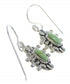 Sterling Silver Turquoise Hook Dangle Earrings RX55267