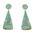 Genuine Sterling Silver Turquoise Post Earrings RX54815