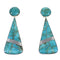 Sterling Silver Southwest Turquoise Post Earrings RX54851