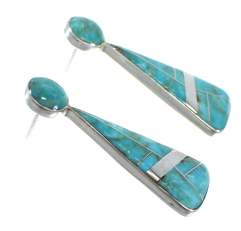 Sterling Silver Southwest Turquoise Post Earrings RX54851