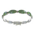 Opal And Turquoise Silver Jewelry Link Bracelet AX54574