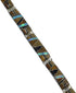 Multicolor Inlay Sterling Silver Link Bracelet AX55309
