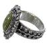 Turquoise Southwest Sterling Silver Ring Size 5-1/2 EX56335