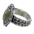 Genuine Sterling Silver And Turquoise Ring Size 8-1/4 EX56356