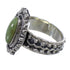 Turquoise Silver Southwestern Ring Size 7-1/4 EX56353