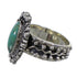 Turquoise Southwest Sterling Silver Ring Size 7-1/4 EX56393