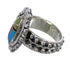 Multicolor Sterling Silver Southwest Ring Size 6-1/4 EX56247