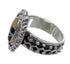 Genuine Sterling Silver Multicolor Ring Size 6-1/2 EX56404