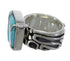Authentic Sterling Silver And Turquoise Southwest Ring Size 5 YX87712