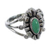 Southwest Turquoise Authentic Sterling Silver Ring Size 8-1/2 AX61228