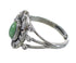 Southwestern Silver Turquoise Jewelry Ring Size 4-3/4 AX61237