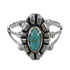 Sterling Silver Turquoise Jewelry Ring Size 7-1/2 AX61432