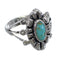 Turquoise Silver Jewelry Southwestern Ring Size 6-3/4 AX61451