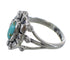 Turquoise Silver Jewelry Southwestern Ring Size 6-3/4 AX61451