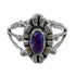 Magenta Turquoise Authentic Sterling Silver Ring Size 4-3/4 AX64213
