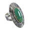 Southwestern Sterling Silver And Tuquoise Jewelry Ring Size 4-3/4 VX56899