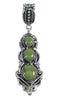 Turquoise And Sterling Silver Southwest Pendant Jewelry VX55003