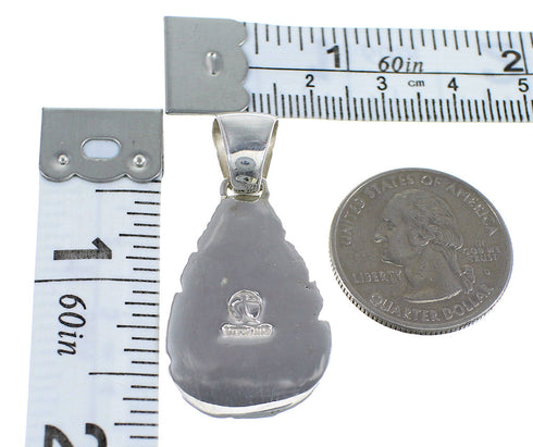 Sterling Silver Multicolor Feather Pendant Jewelry RX54516