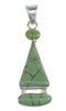 Genuine Sterling Silver And Turquoise Southwest Pendant RX54559