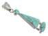 Southwestern Silver And Turquoise Pendant RX54571