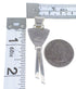Silver Multicolor Inlay Southwest Pendant RX54347
