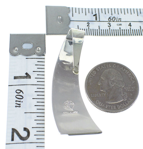 Genuine Sterling Silver Multicolor Sun Pendant VX55145