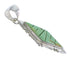 Turquoise Pendant Sterling Silver Jewelry VX54788